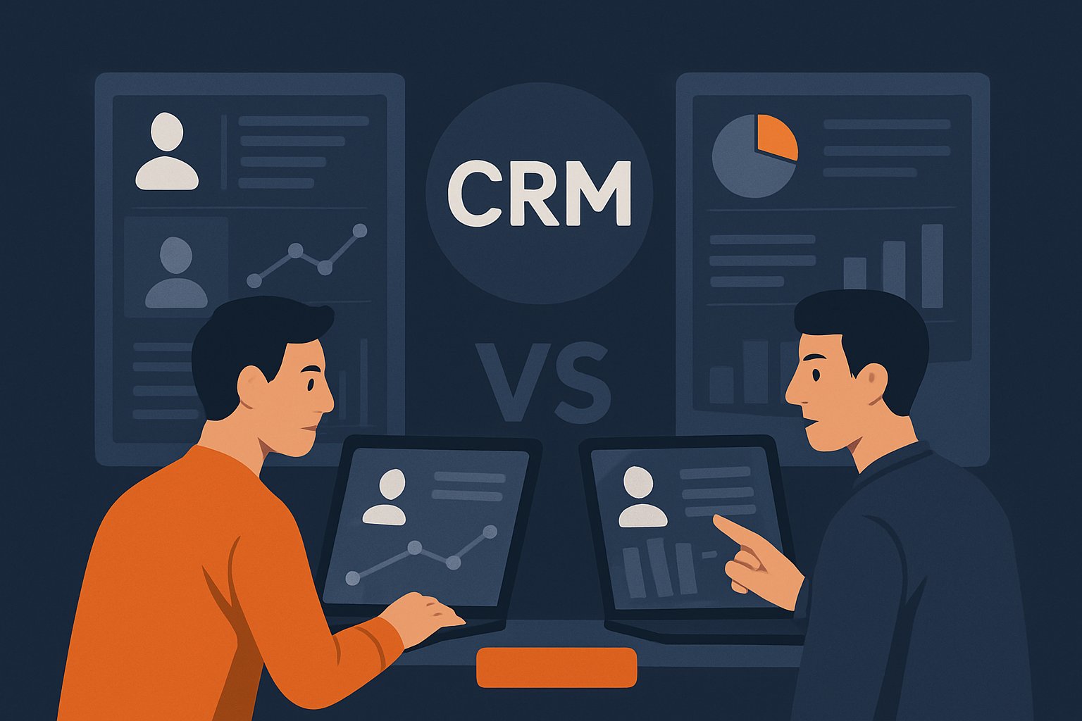 Le logiciel CRM SalesTrack Pro face à la version Evolution
