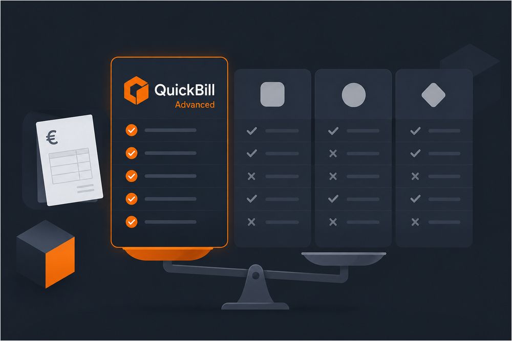 QuickBill Advanced : comparaison avec les meilleurs logiciels de facturation