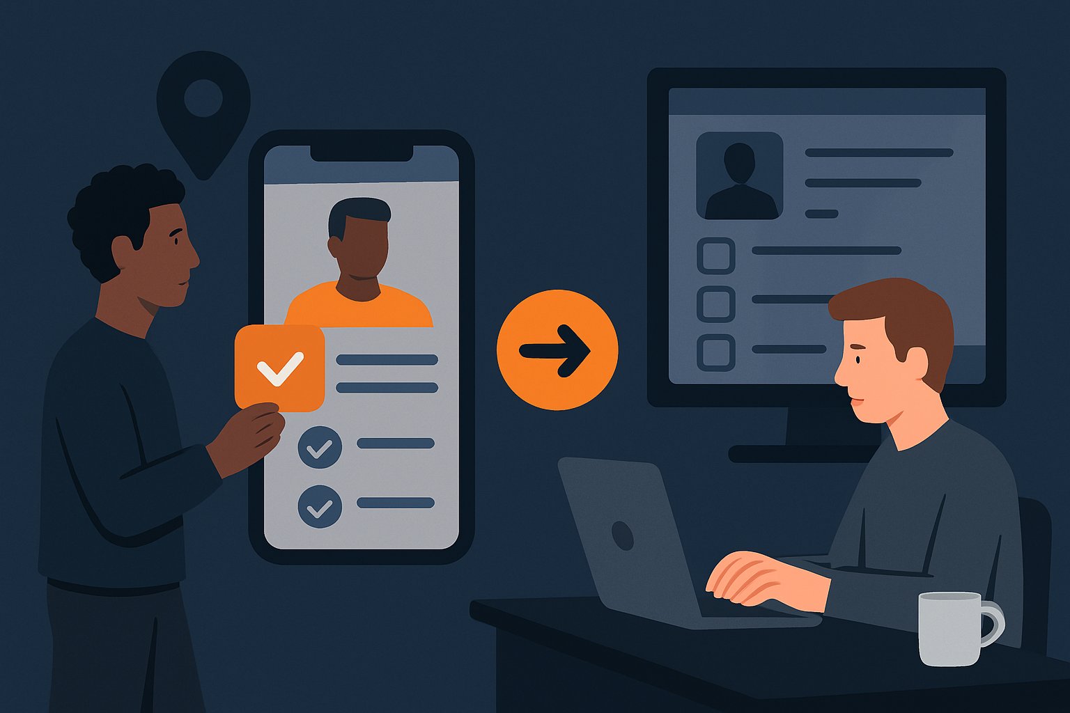FieldForce Sync face aux CRM non mobiles