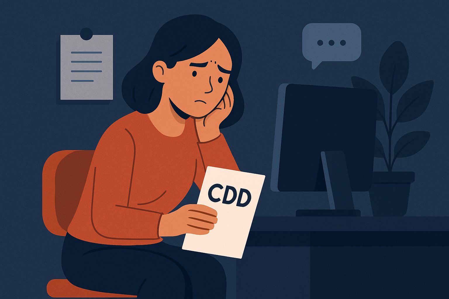 Fin de CDD sans nouvelles de l'employeur : les solutions à envisager
