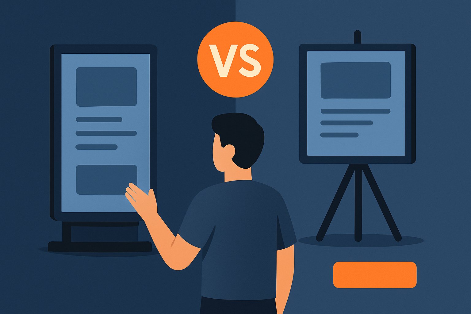 Digital signage vs affichage dynamique : quelle différence ?